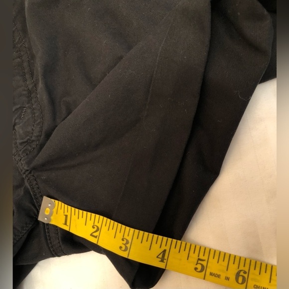 Mother The Dropout Cuff Short Island Fever Black Size 24 - Picture 10 of 16